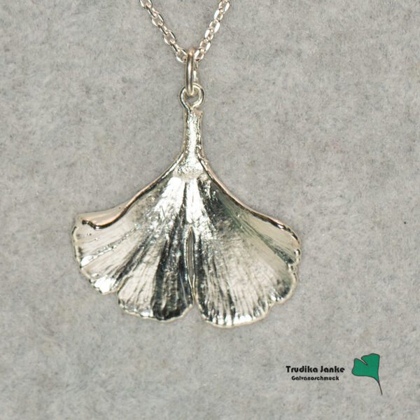 Ginkgoblatt versilbert (AHS2400017)